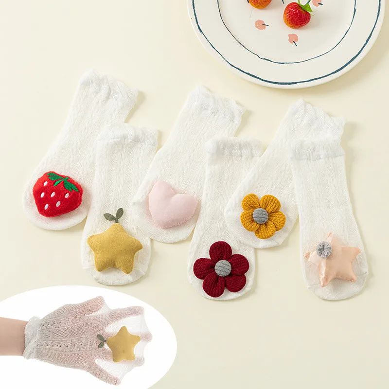 Calcetines de bebé con estampado de animalitos en algodón suave