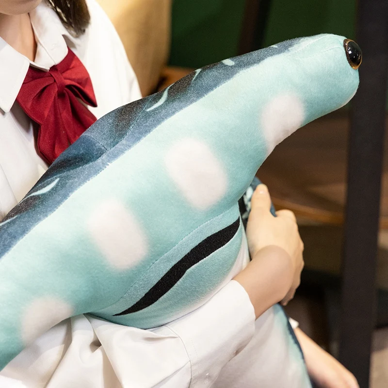 Peluche de tiburón con forma de almohada, juguete infantil - imagen 3