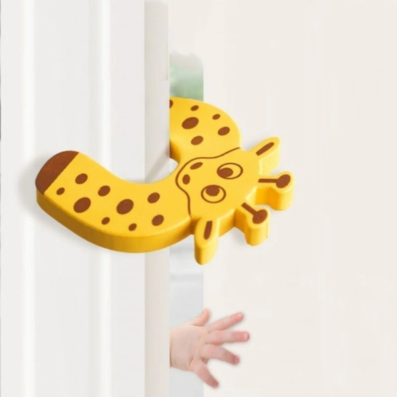 Protector de dedos antipinzamiento puerta bebés diseño animales - imagen 2