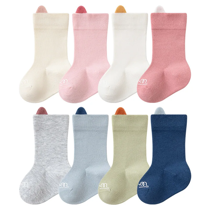Calcetines bebé de algodón para otoño-invierno en color caramelo - imagen 4