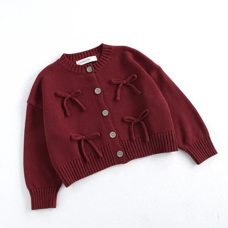 Cárdigan MILANCEL jersey rojo para niña 2-7 años - imagen 5