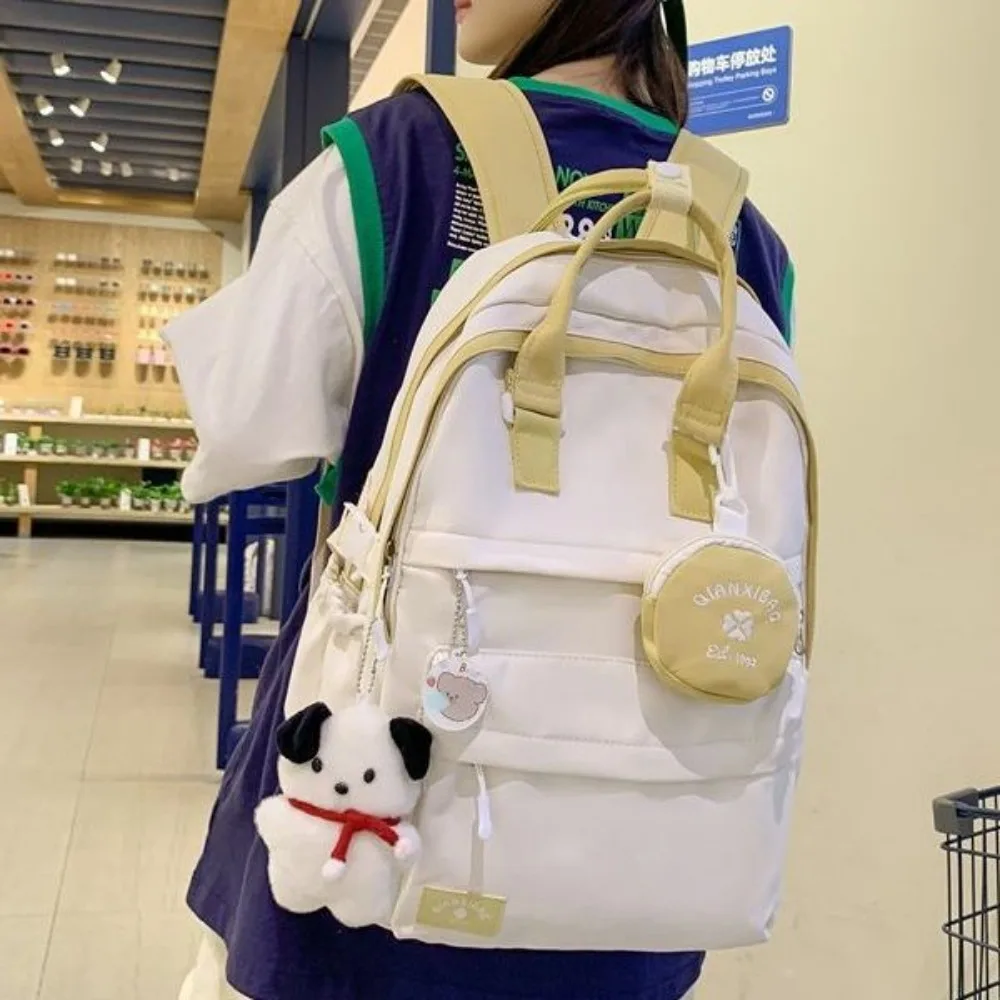 Mochila escolar juvenil con múltiples bolsillos para libros - imagen 2
