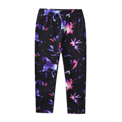 DXTON Leggings unicornio para niña – Pantalones elásticos primavera