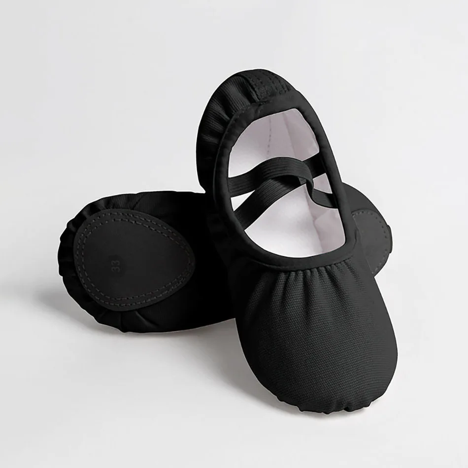 Zapatillas de ballet antideslizantes con suela blanda para niñas