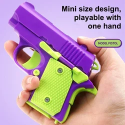Pistola de juguete antiestrés con efecto tridimensional para niños