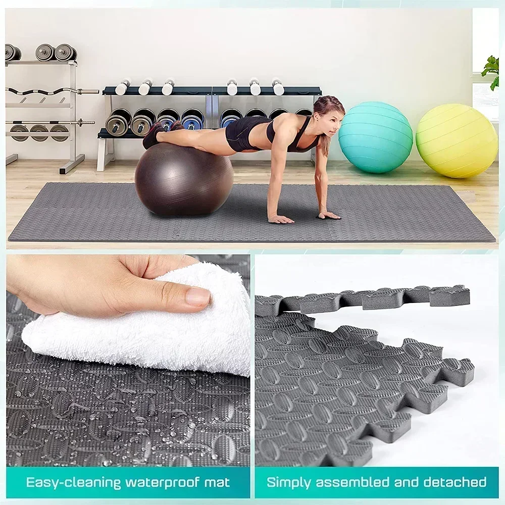 Esterilla puzzle niños – Espuma EVA antideslizante fitness casa - imagen 4