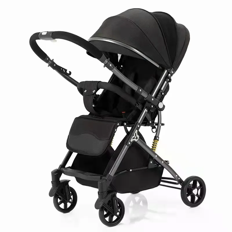 Cochecito de bebé ligero y plegable con asiento reclinable – práctico - imagen 2