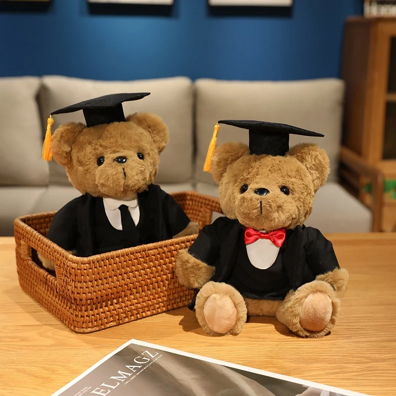 Peluche Dr.Bear de graduación: gorro médico tierno - imagen 4