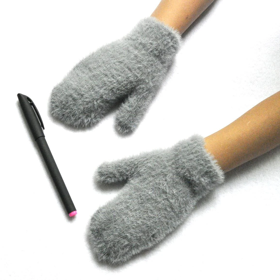 Manoplas de invierno imitación marta para bebé - imagen 3