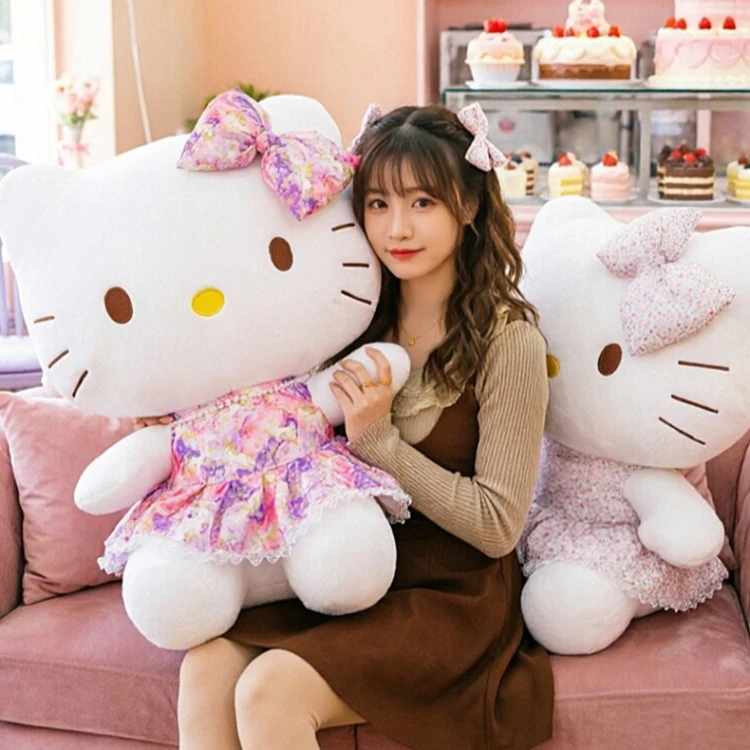 Peluche de Hello Kitty Sanrio grande tierno para regalo infantil - imagen 3
