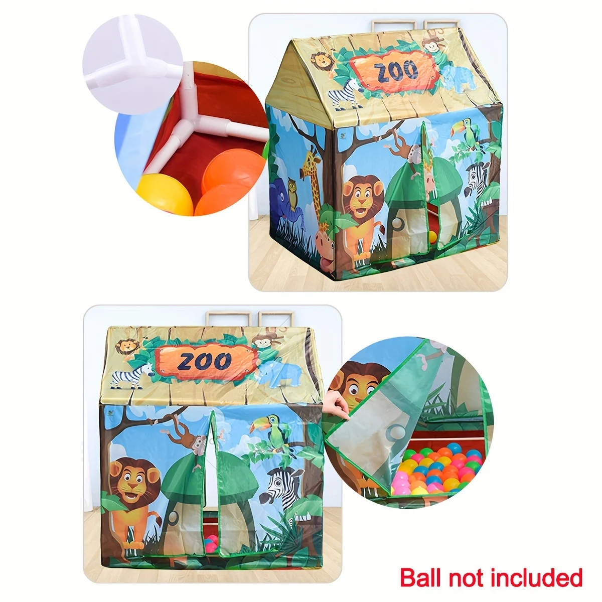 Tienda de juegos infantil plegable para interior y exterior - imagen 5