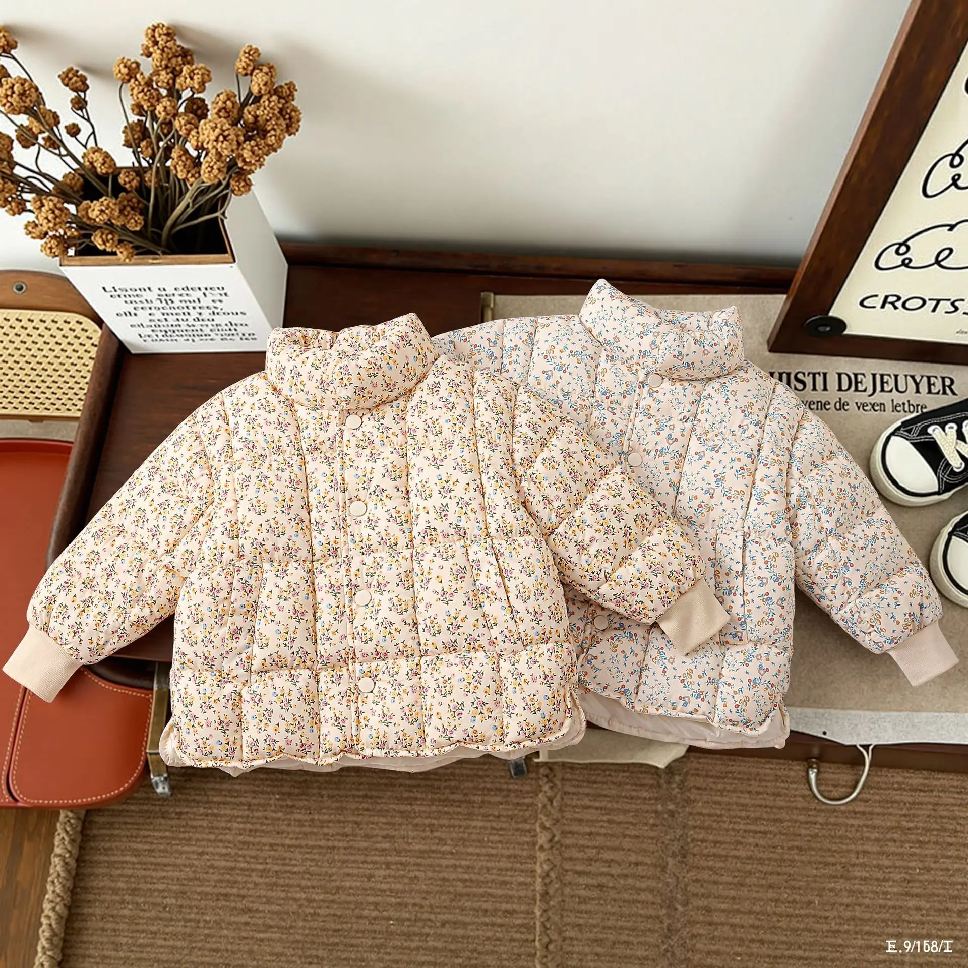 Chaqueta de plumón de invierno para niños, abrigo acolchado cálido - imagen 3
