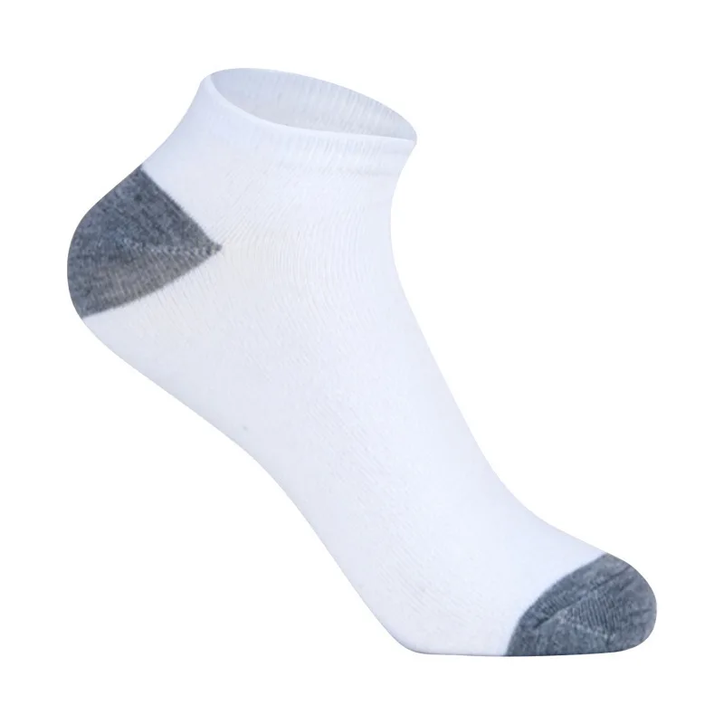Calcetines cortos de verano blanco y gris transpirables - imagen 4