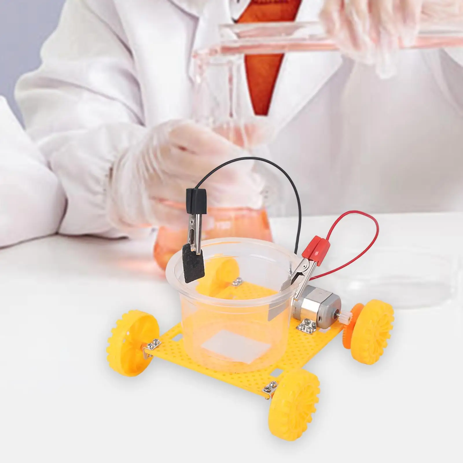 Kit científico de coche con agua salada educativo para niños y niñas - imagen 4