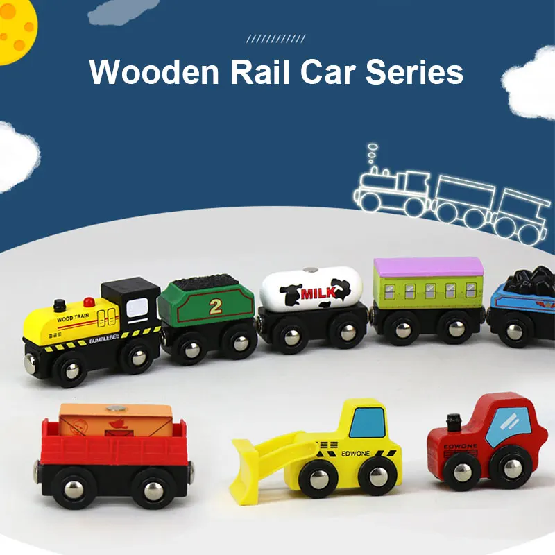 Vagones de tren de madera