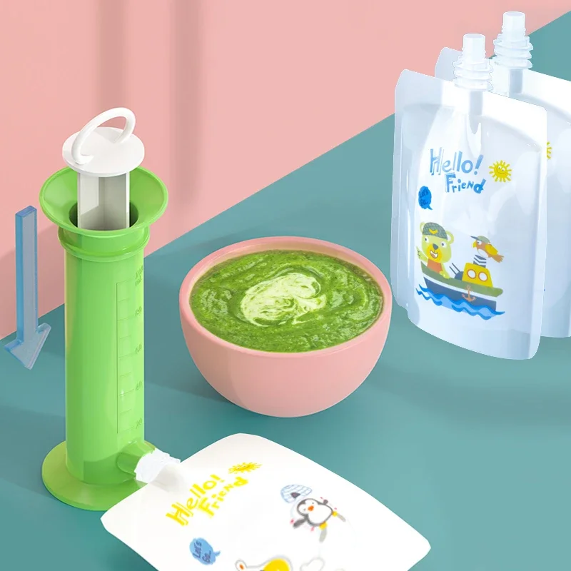 Dispensador de fruta para bebé recién nacido – Bolsa alimentación - imagen 5
