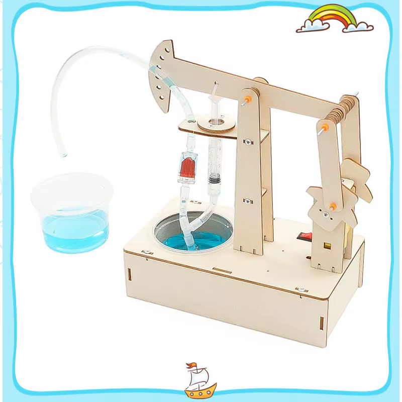 Kit STEM con bomba de agua DIY, experimento tecnológico - imagen 3