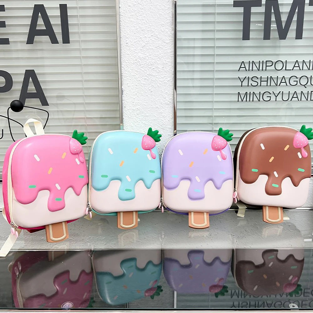 Mochila infantil paleta de helado pastel para uso diario preescolar - imagen 2