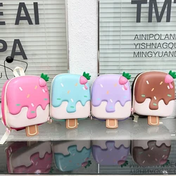 Mochila infantil paleta de helado pastel para uso diario preescolar