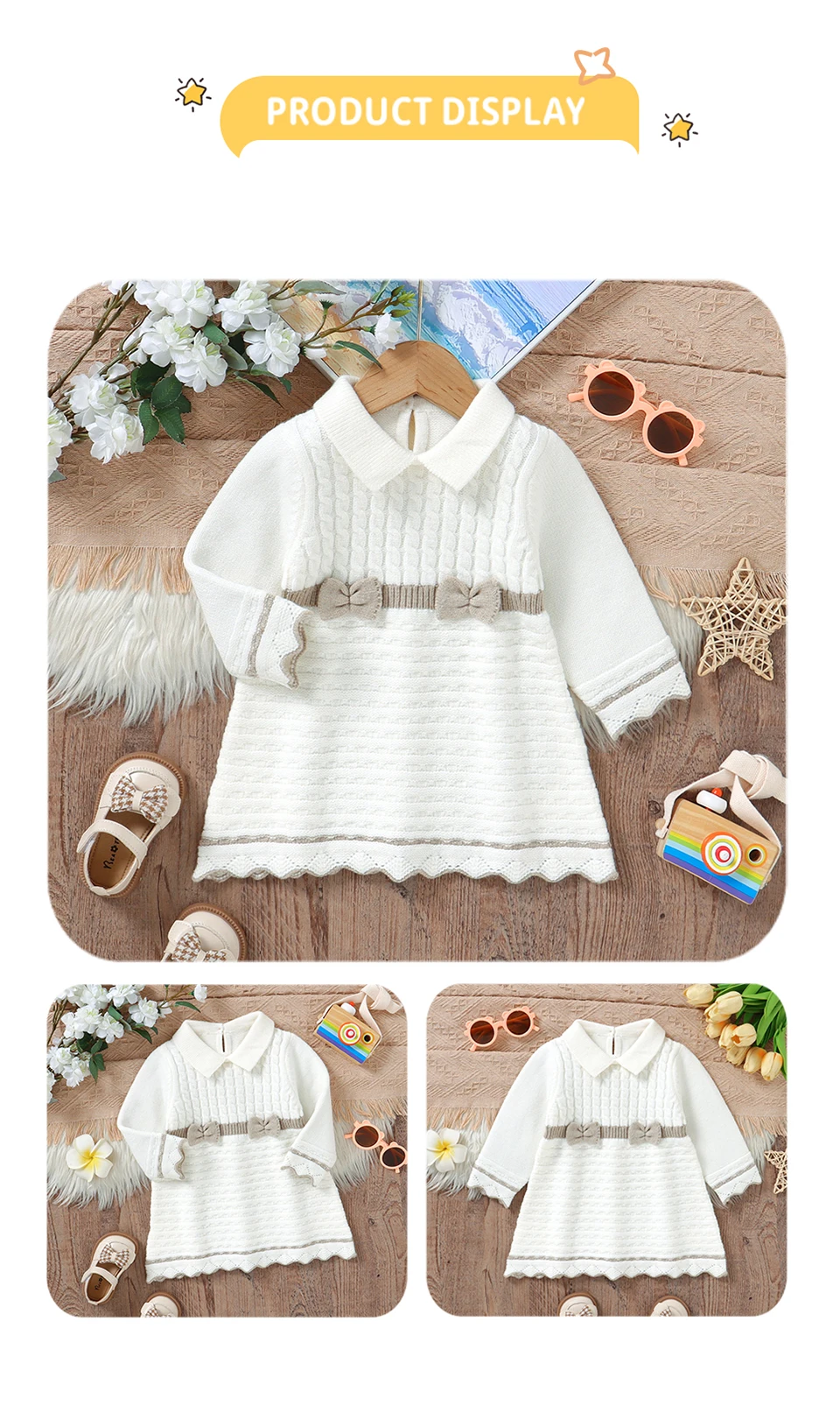 Vestido de invierno con estilo de princesa