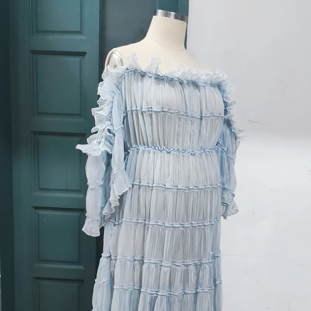 Vestido en contexto de sesión fotográfica