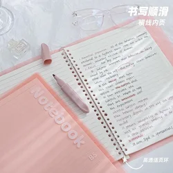 Cuaderno infantil portátil espiral A5/B5 con cubierta semitransparente