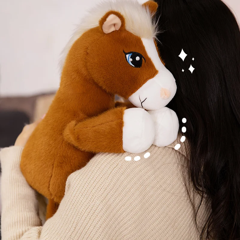 Peluche de caballo para abrazar