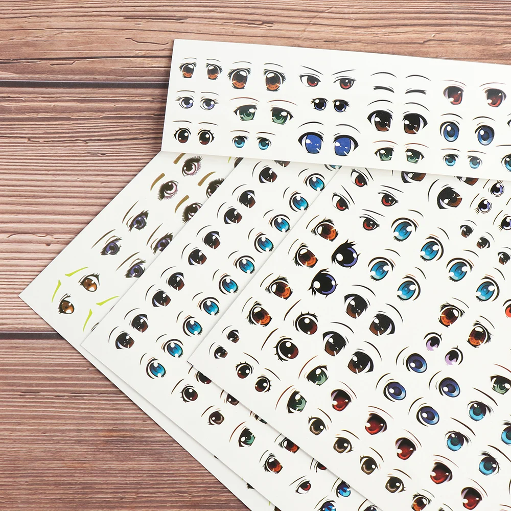 Ojos adhesivos para muñecas – Set de pegatinas infantiles - imagen 3