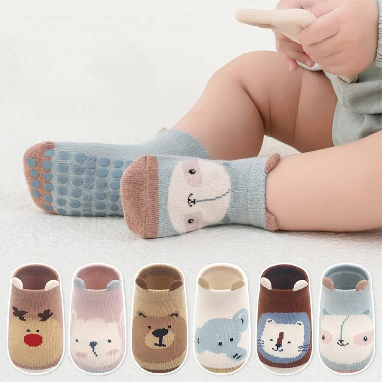 Calcetines de suelo con dibujos para bebé LAWADKA
