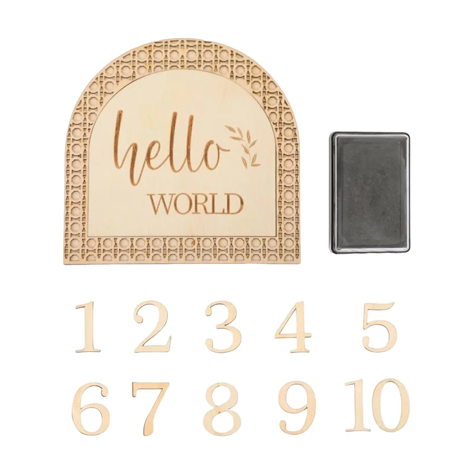 Baby Birth Announcement Cards Hand and Footprints for Baby Child