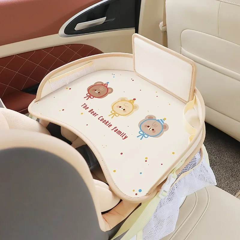 Bandeja organizadora impermeable para asiento de coche infantil - imagen 4