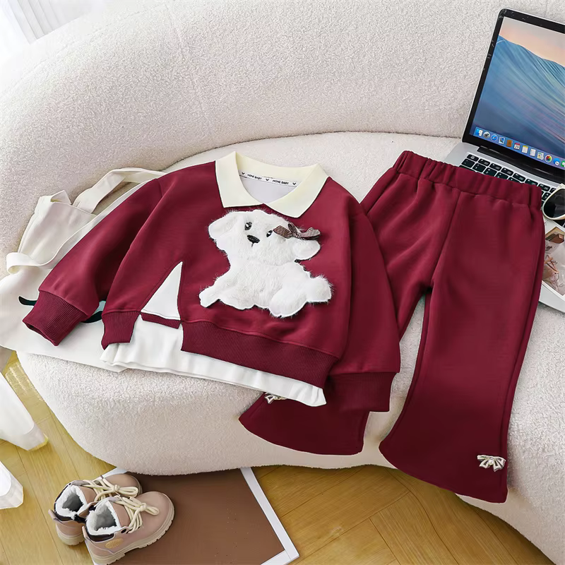 Conjunto bebé de dos piezas para primavera y otoño - imagen 2