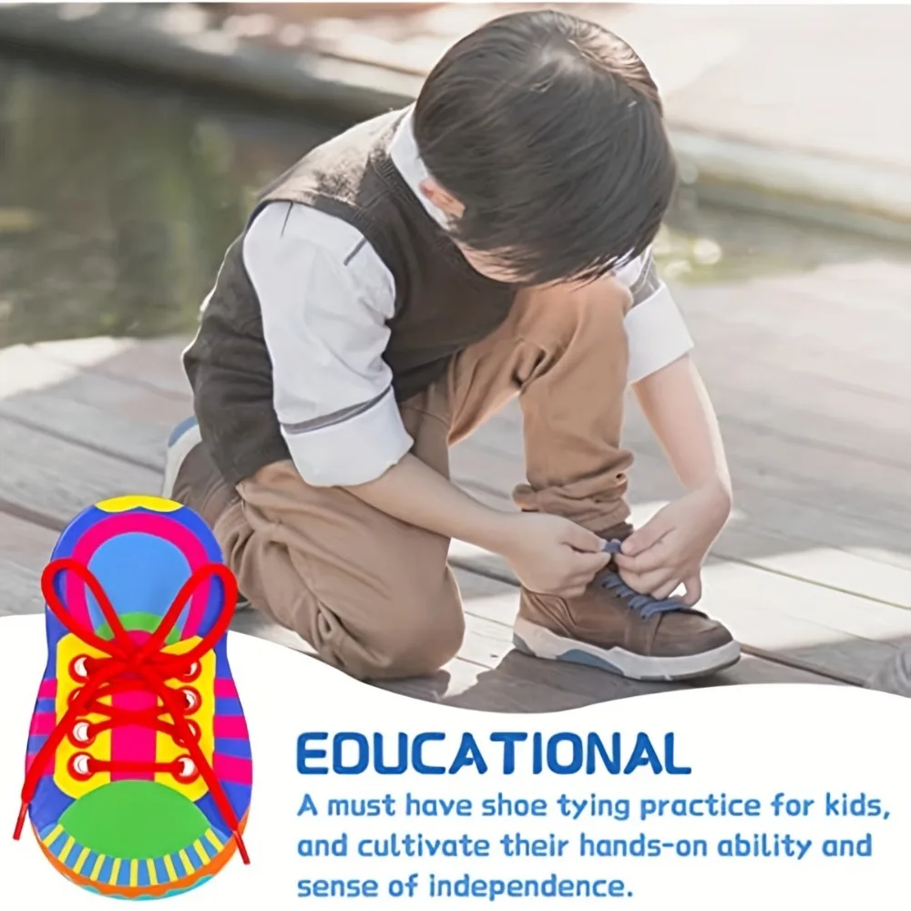 Juguete educativo para aprender a atar cordones de zapatos - imagen 5