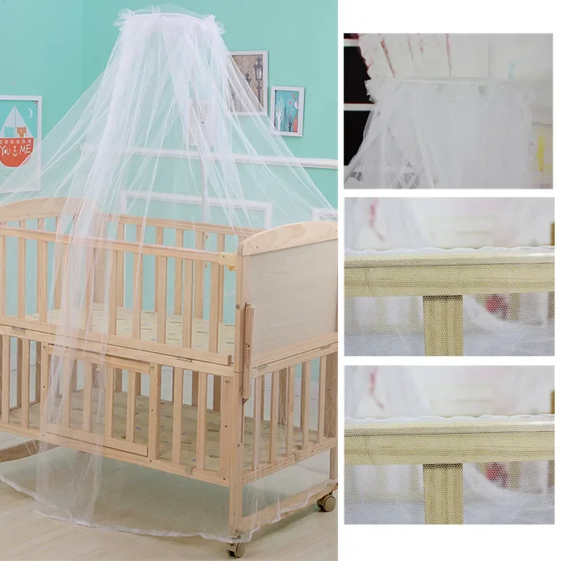 Mosquitera para cuna de bebé colgante tipo domo, antimosquitos - imagen 4