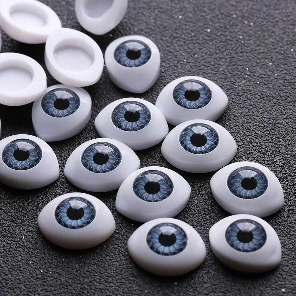 Ojos de seguridad ovalados para muñecas artesanales infantiles