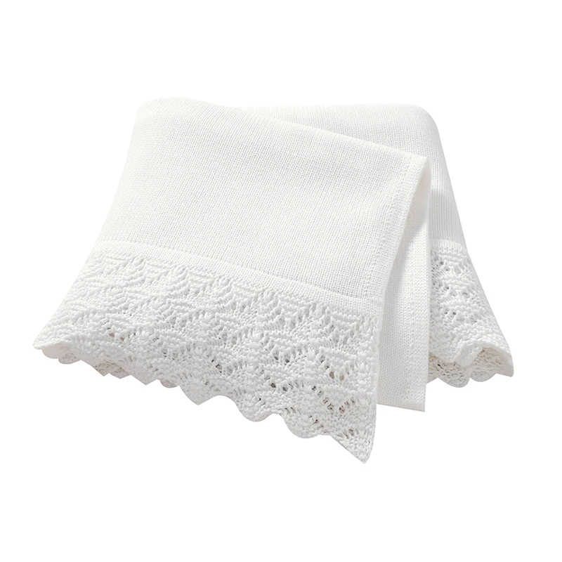 Manta de algodón suave para bebé – Funda de cuna y cochecito