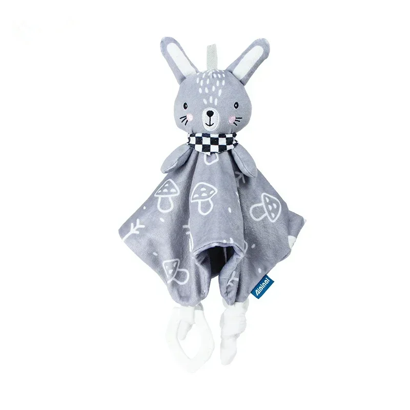 Manta bebé conejito elefante peluche y sonajero - imagen 2