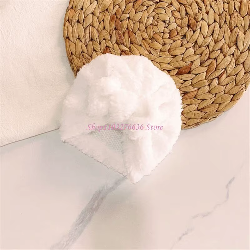 Gorro turbante en lana de cordero con nudo moderno para invierno - imagen 4