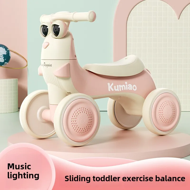 Patinete de 4 ruedas con luces LED y figura de pingüino - imagen 2