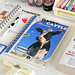 Cuaderno con forma de corazón para niñas - A5, Kawaii coreano