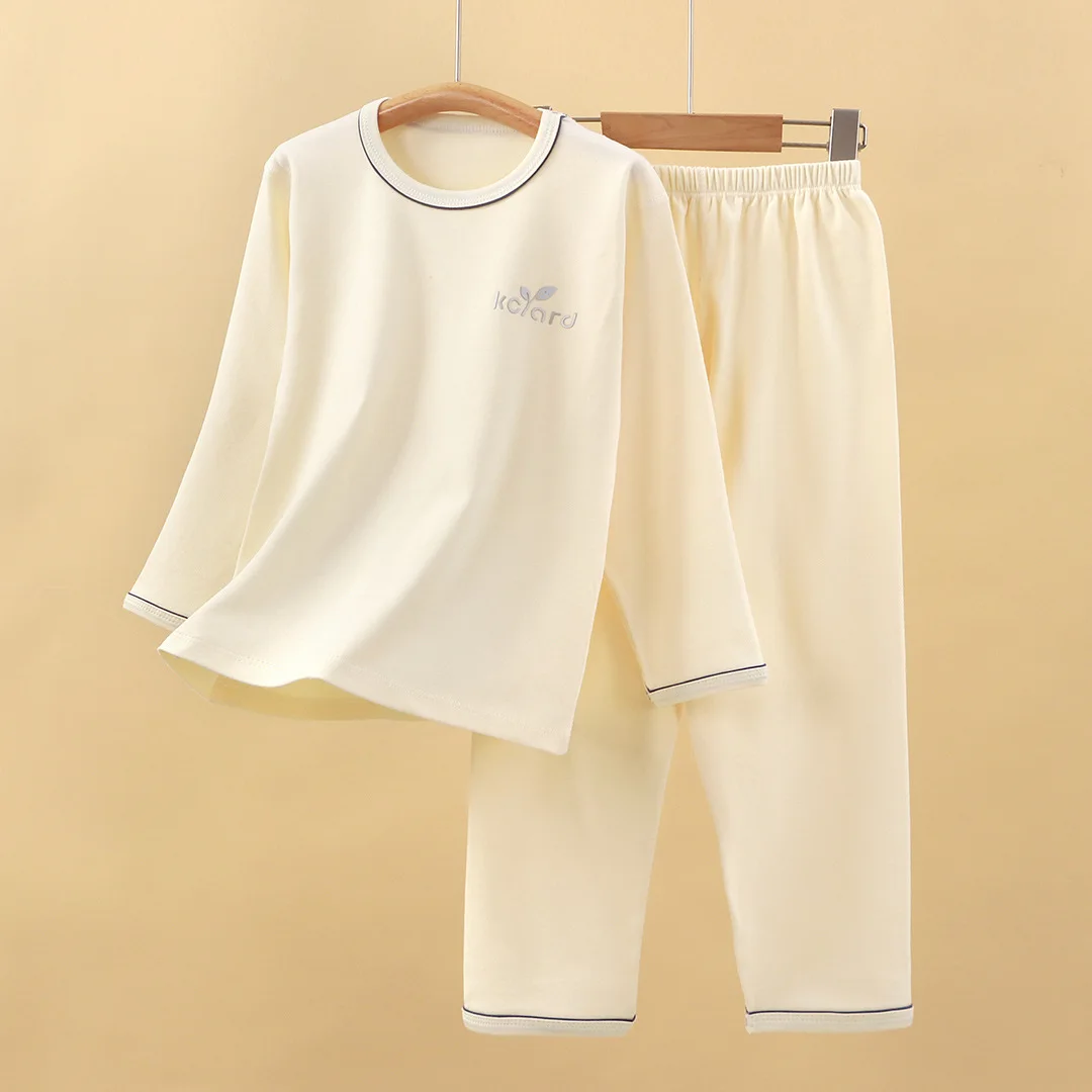 Pijama de algodón de manga larga unisex – Primavera y otoño