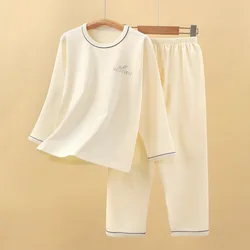 Pijama de algodón de manga larga unisex – Primavera y otoño