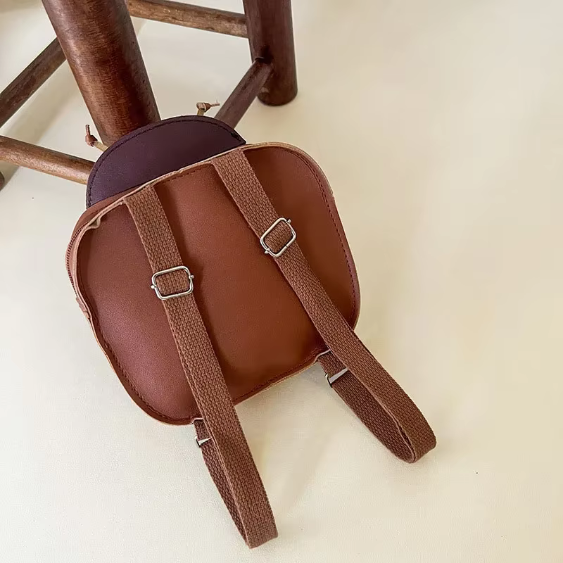 Mochila escolar mariquita en cuero PU para niños y niñas 2026 - imagen 2