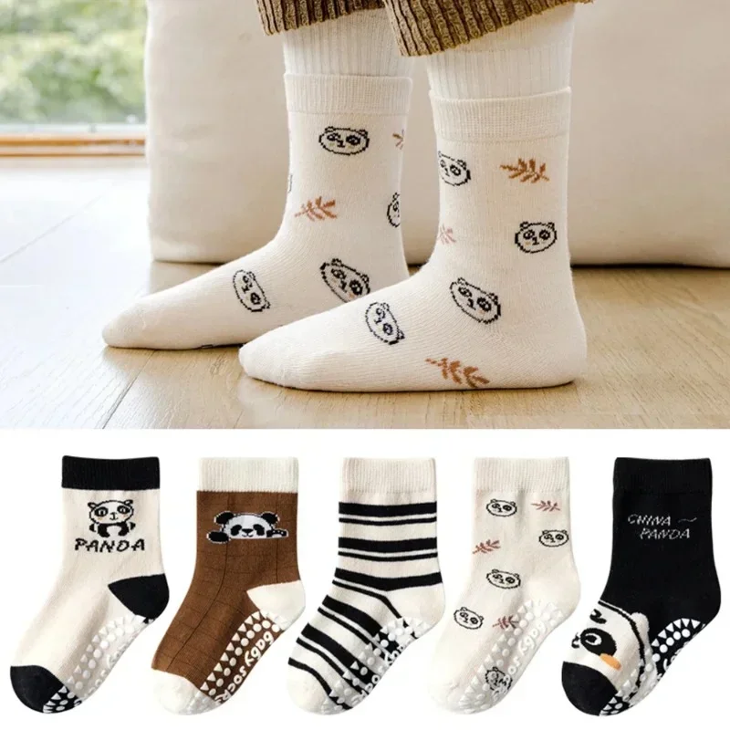 Calcetines antideslizantes de algodón para niños pequeños - imagen 2