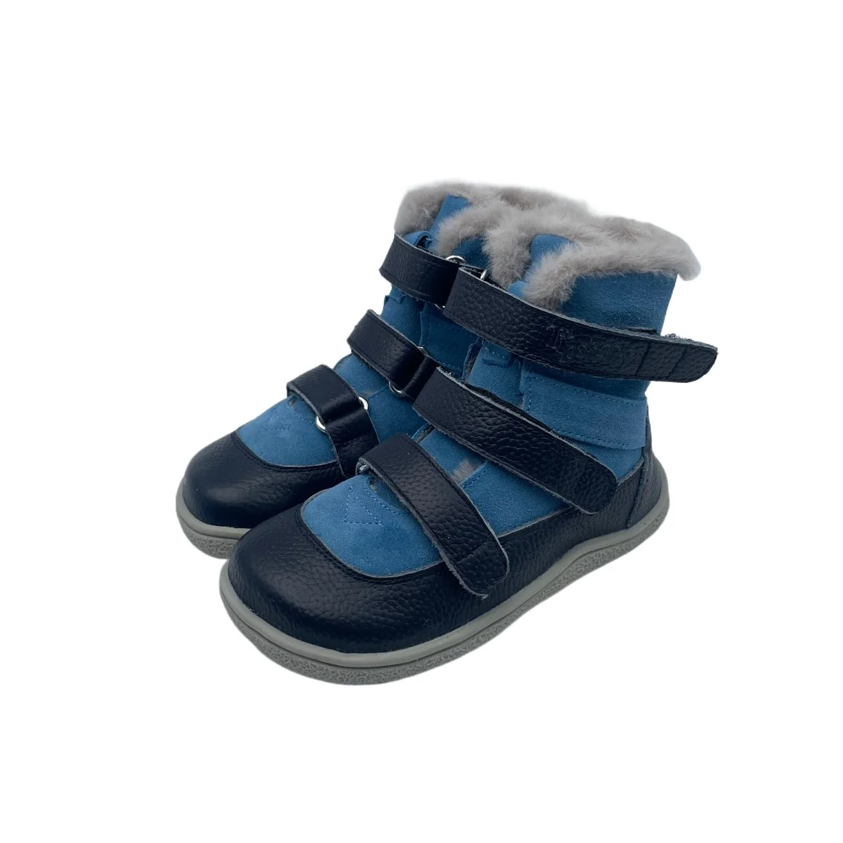 Vista lateral bota infantil