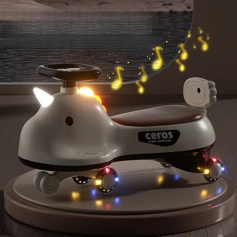 Paseo 360 para niños con luces LED y ruedas silenciosas - imagen 4