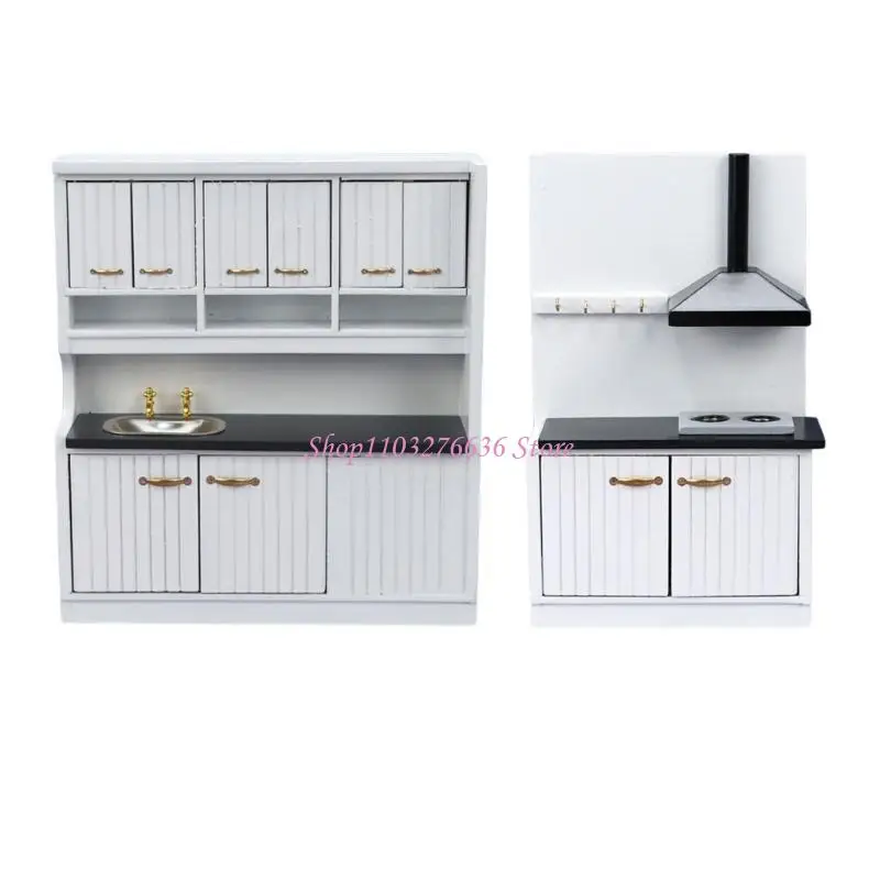 Vistas del conjunto de cocina en miniatura