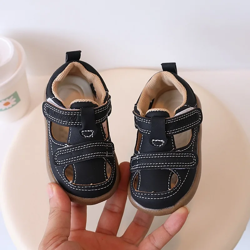 Sandalias antideslizantes de suela blanda para bebé y niño en verano