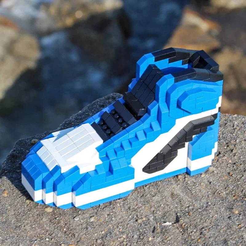 Bloques de construcción zapatillas baloncesto Anime para niños - imagen 3