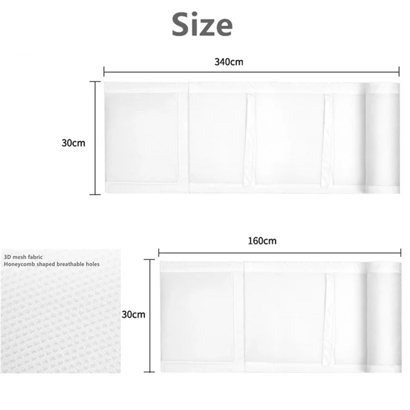Protector de cuna transpirable lavable para bebé recién nacido - imagen 3